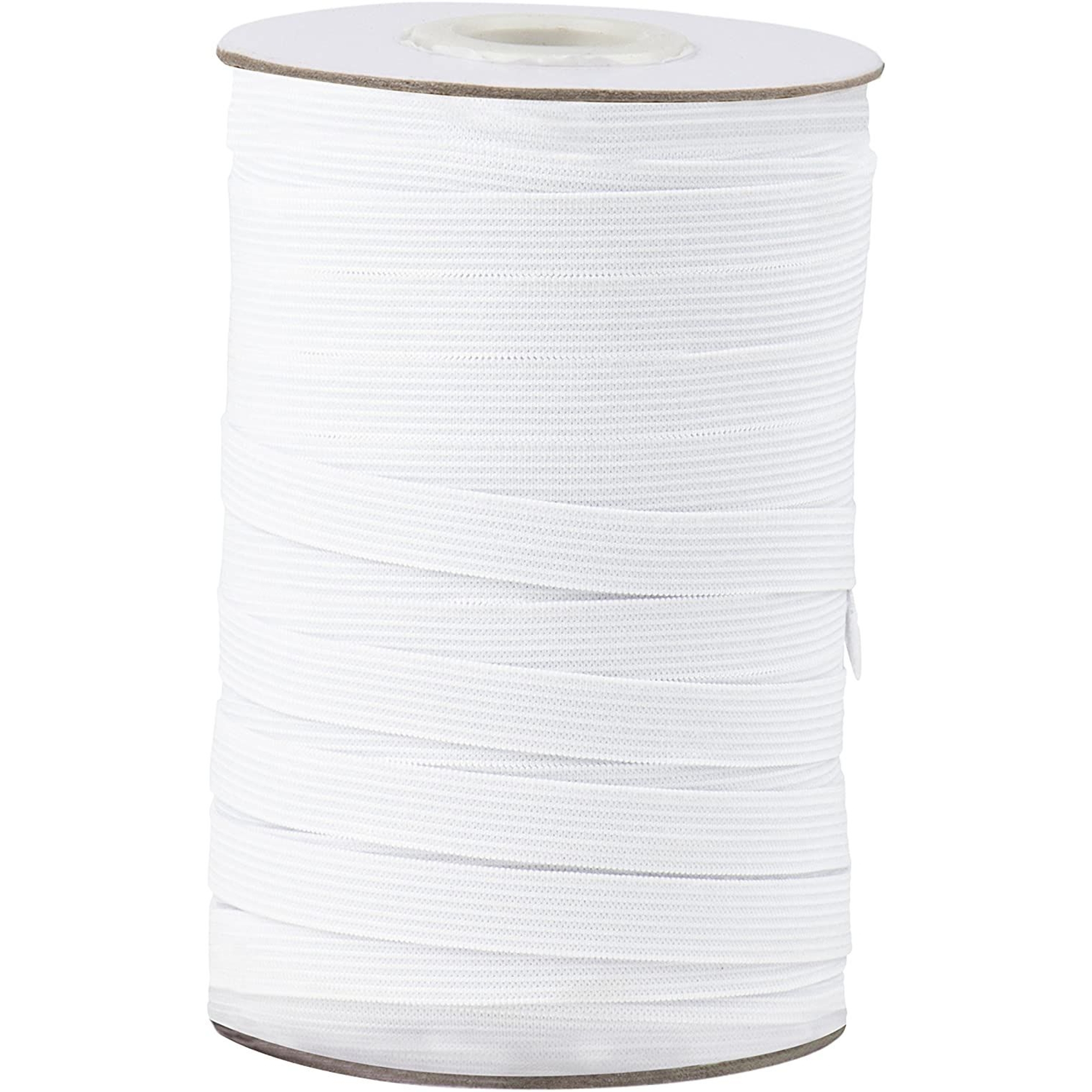 109 Yards White 1/2 Inch Elastic for Sewing Clothes, Stretch Knit Bands for  DIY Crafts